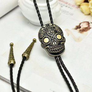 Skull Bolo Ties Western Cowboy bolo tie